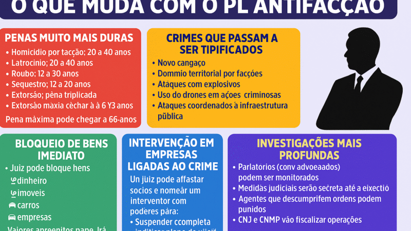 PL ANTIFACÇÃO APROVADO: VEJA O QUE MUDA, AS POLÊMICAS E OS PRÓXIMOS PASSOS NO SENADO
