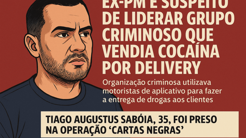 “Cocaína Delivery”: Polícia desmantela quadrilha que usava motoristas de app para vender droga na Zona Norte do Recife
