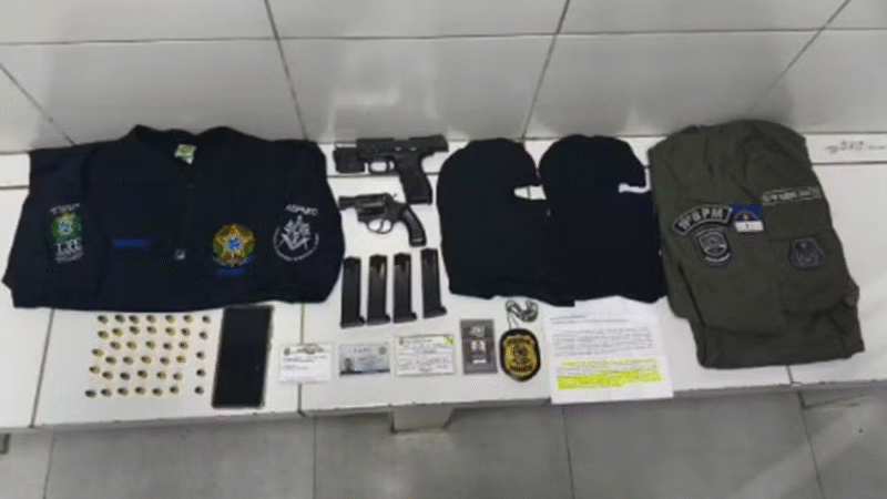 FALSO POLICIAL É PRESO COM ARMAS E DOCUMENTOS FORJADOS NO GRANDE RECIFE