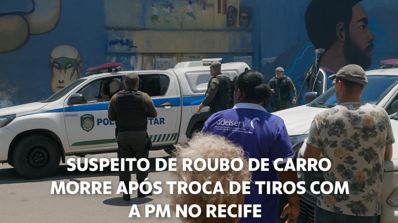 🚨 CONFRONTO NO RECIFE: SUSPEITO DE ROUBO MORRE APÓS TROCA DE TIROS COM A PM NA ZONA OESTE