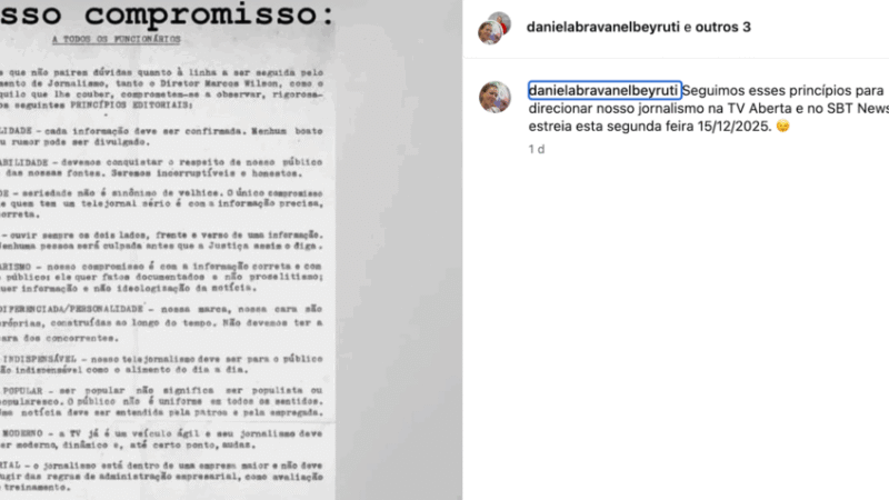 🔴 Após críticas por evento com Lula, filhas de Silvio Santos divulgam princípios do jornalismo do SBT