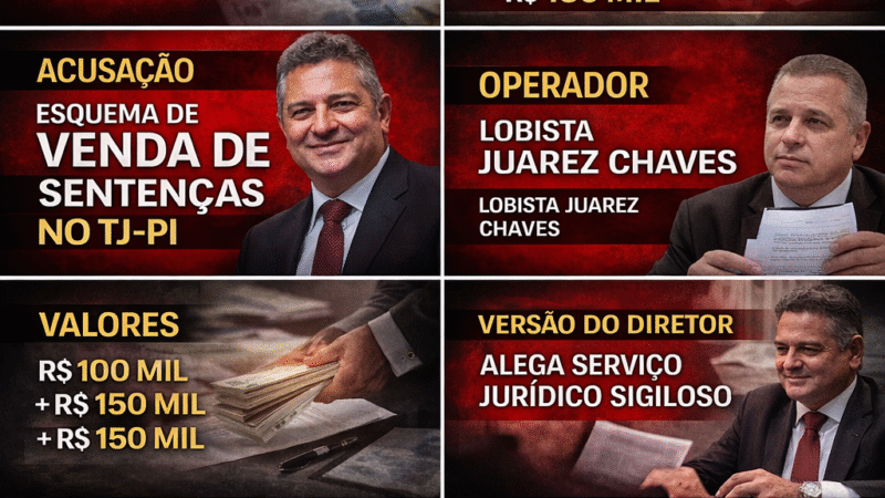 🔴 Diretor da J&F recebeu R$ 400 mil de lobista investigado por venda de sentenças no Piauí
