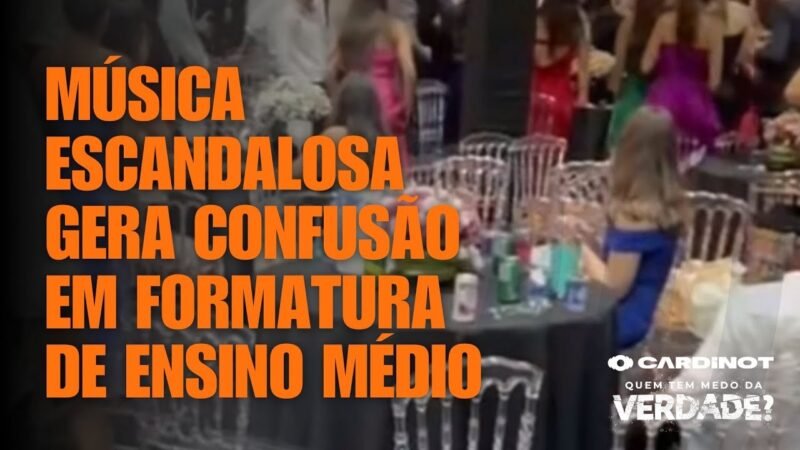 BAIXARIA E CONFUSÃO: O funk que interrompeu a formatura no tradicional Colégio Madre de Deus.