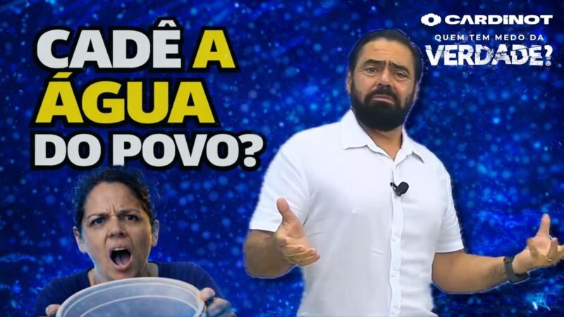 A FALTA DE ÁGUA encanada em PERNAMBUCO!