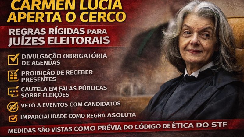 Transparência no Judiciário: regras de Cármen Lúcia no TSE antecipam novo Código de Ética do STF