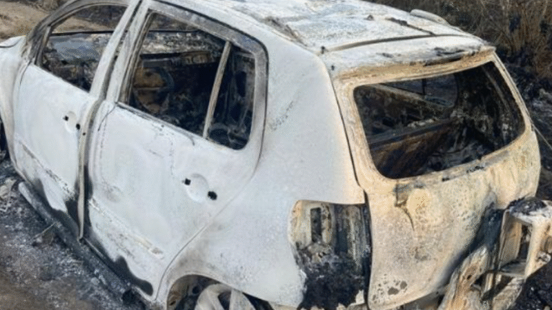 Casal é morto em sequência na Mata Norte: homem é queimado dentro do carro e mulher é executada após ser forçada a fazer PIX