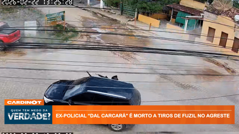 EXECUÇÃO À LUZ DO DIA: EX-POLICIAL “DAL CARCARÁ” É MORTO A TIROS DE FUZIL EM GRAVATÁ
