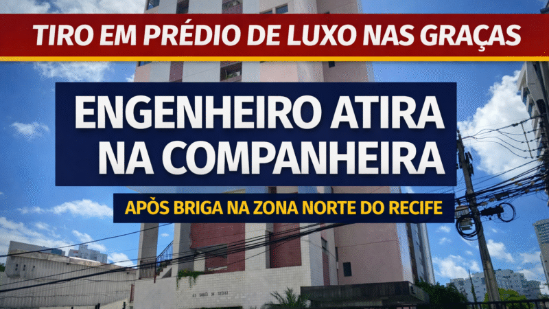 Engenheiro e colecionador de armas atira na companheira em prédio de luxo nas Graças