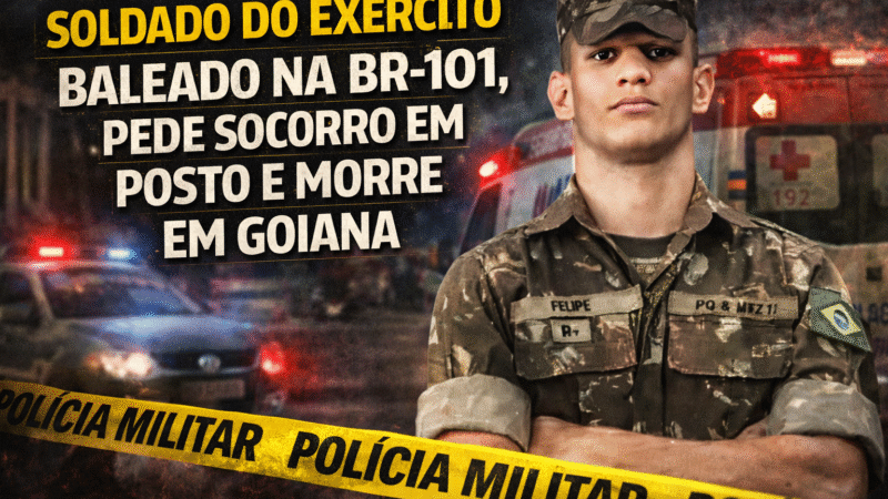 Soldado do Exército é baleado na BR-101, consegue pedir socorro em posto e morre em Goiana