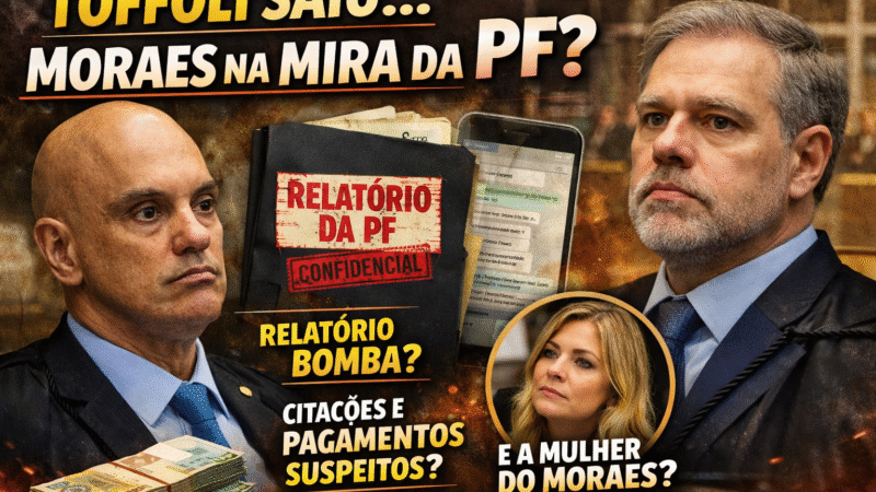 Caso Master: PF cita Moraes em diálogos e saída de Toffoli abre caminho para nova etapa