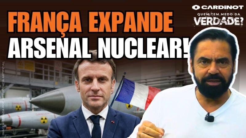 MACRON Anuncia AUMENTO de BOMBAS NUCLEARES na FRANÇA! VEJA O MOTIVO AGORA