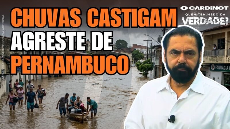 CHUVAS INTENSAS no AGRESTE de PERNAMBUCO com RAIOS e TROVÕES! VEJA AGORA