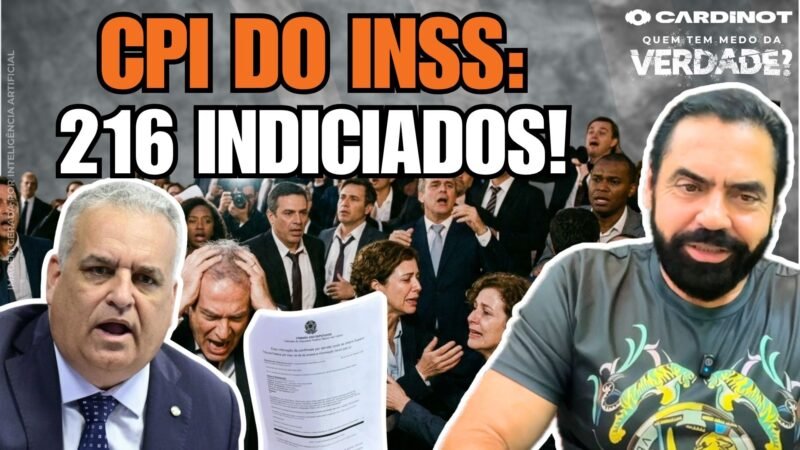 CARDINOT EXPLICA O RELATÓRIO DA CPMI DO INSS: Alfredo Gaspar INDICIA 218 PESSOAS incluindo LULINHA!