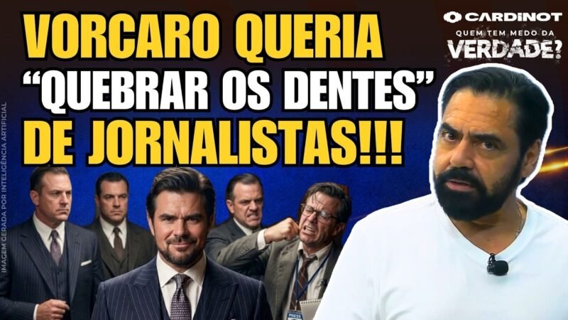 Mensagens de VORCARO revelam plano para ESPANCAR JORNALISTAS! VEJA O QUE A PF ENCONTROU