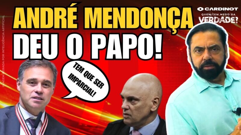 ANDRÉ MENDONÇA Manda RECADO no STF: ‘Não PRIVILEGIAR AMIGOS nem PERSEGUIR INIMIGOS’ | VEJA AGORA