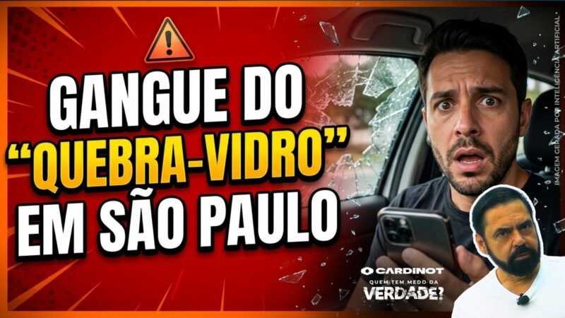 Gangue dos QUEBRA-VIDROS se ESPALHA por São Paulo! CONFIRA AGORA