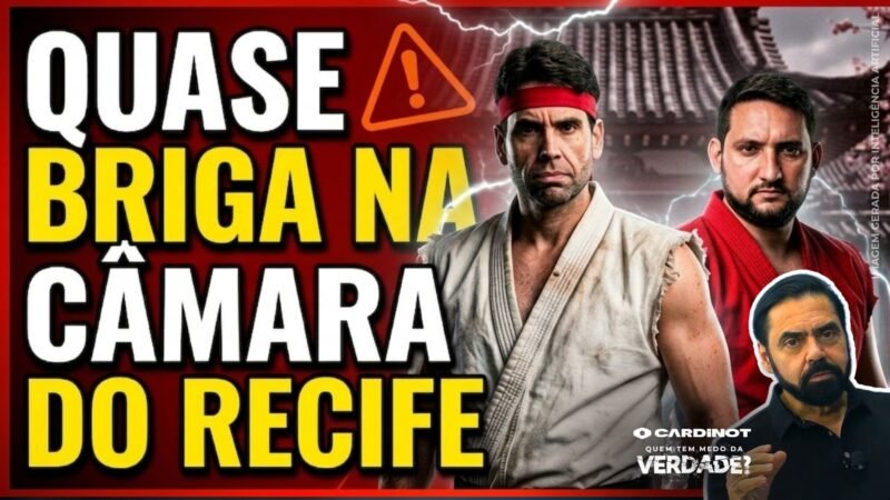 CLIMÃO NA CÂMARA DO RECIFE: Eduardo Moura e Romero Albuquerque QUASE VÃO ÀS VIAS DE FATO! VEJA AGORA