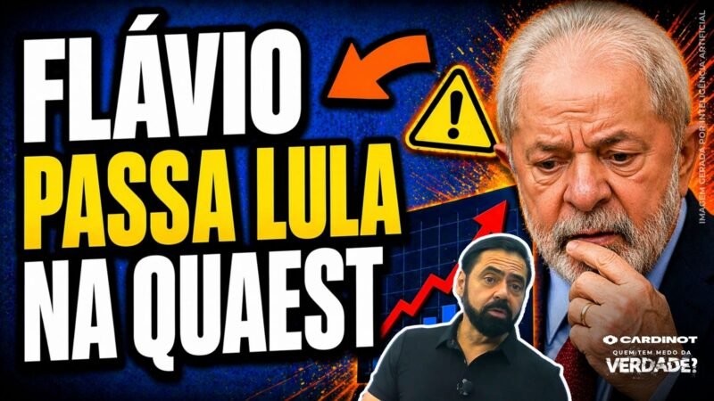 ELEIÇÕES 2026: Flávio Bolsonaro ULTRAPASSA Lula pela 1ª vez na QUAEST! CONFIRA AGORA