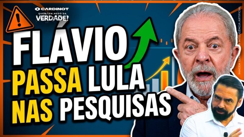 Como Flávio Bolsonaro foi de 32% para 48% e passou Lula nas pesquisas