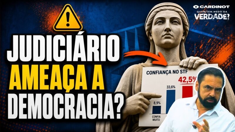 JUDICIÁRIO É AMEAÇA à DEMOCRACIA? PESQUISA REVELA o que 42,5% dos BRASILEIROS PENSAM | VEJA AGORA