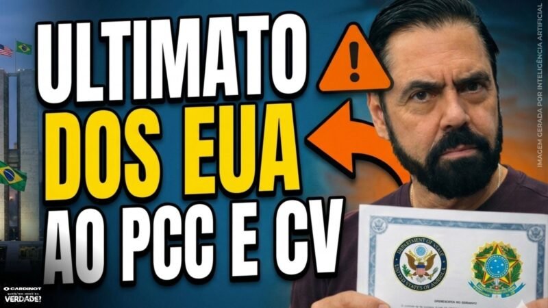NARCOTERRORISMO: EUA Avisam ao BRASIL sobre OFENSIVA contra PCC e COMANDO VERMELHO! CONFIRA AGORA