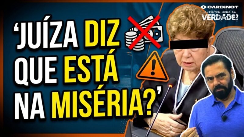 Desembargadora RECLAMA DE SÁLÁRIO e viraliza! VEJA ANTES QUE SAIA DO AR