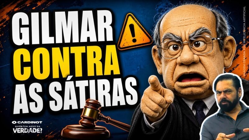 GILMAR MENDES QUER INVESTIGAR ZEMA por VÍDEO de FANTOCHES no INQUÉRITO das FAKE NEWS! CONFIRA