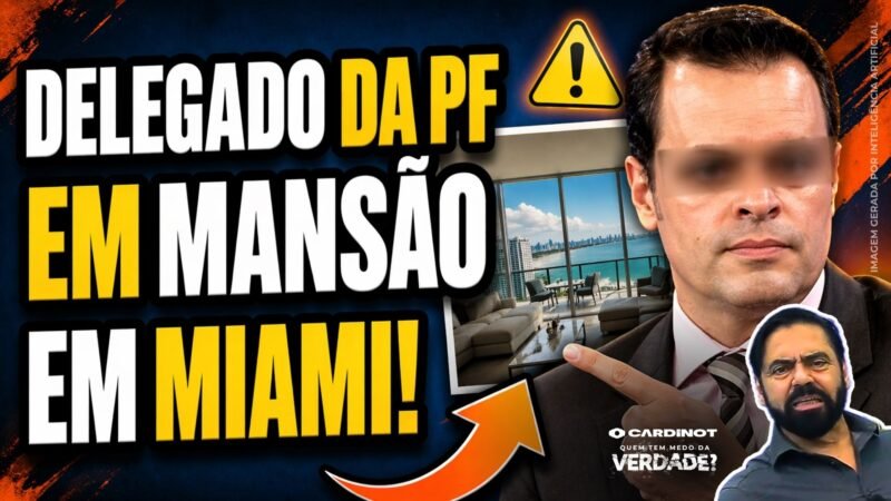 DELEGADO da PF VIVIA no LUXO em MIAMI enquanto INVESTIGAVA RAMAGEM! CONFIRA AGORA