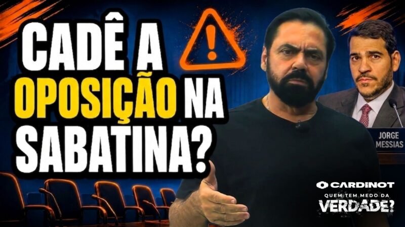 JORGE MESSIAS no STF: Cadê a Oposição na Sabatina do Senado? DESCUBRA AGORA