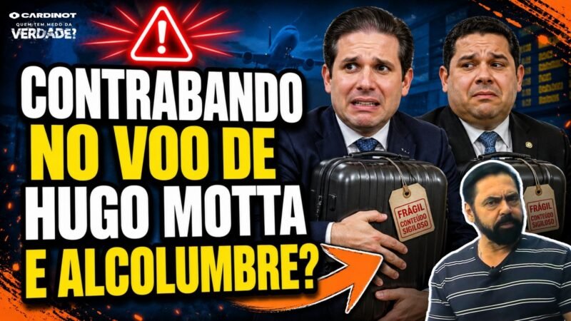 HUGO MOTTA e Alcolumbre sob SUSPEITA de CONTRABANDO em VOO do CARIBE! DESCUBRA AGORA