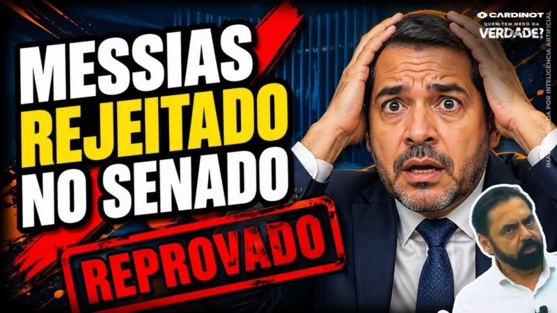 HISTÓRICO: O SENADO derrubou JORGE MESSIAS ao STF por 42 a 34!