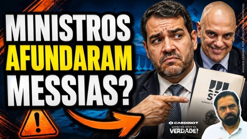 ALEXANDRE DE MORAES e outros Ministros teriam BARRADO JORGE MESSIAS no STF! VEJA AGORA