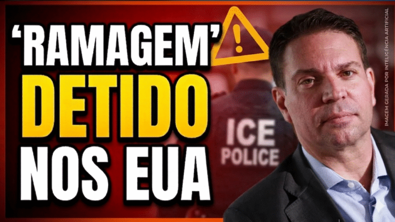RAMAGEM DETIDO pelo ICE nos EUA! Mas oposição discorda da PF | CONFIRA AGORA