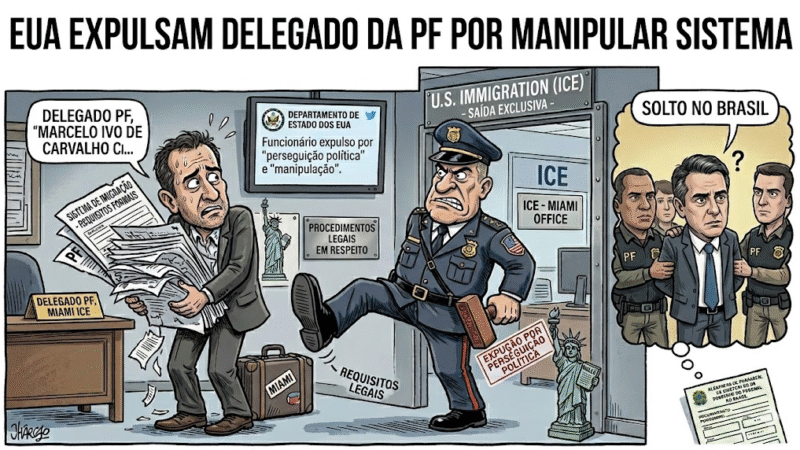 🚨 Crise internacional: PF troca representante nos EUA após prisão de Ramagem e tensão com governo americano