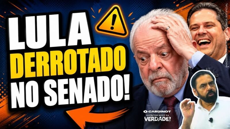 LULA sofre DERROTA HISTÓRICA no SENADO e perde força no CONGRESSO! NÃO PERCA ESSA NOTÍCIA