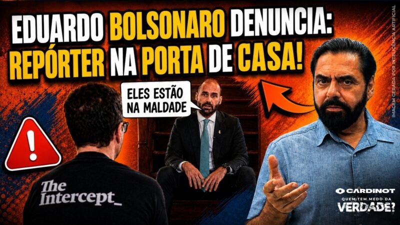 EDUARDO BOLSONARO aciona a POLÍCIA dos EUA contra REPÓRTER do INTERCEPT! VEJA AGORA