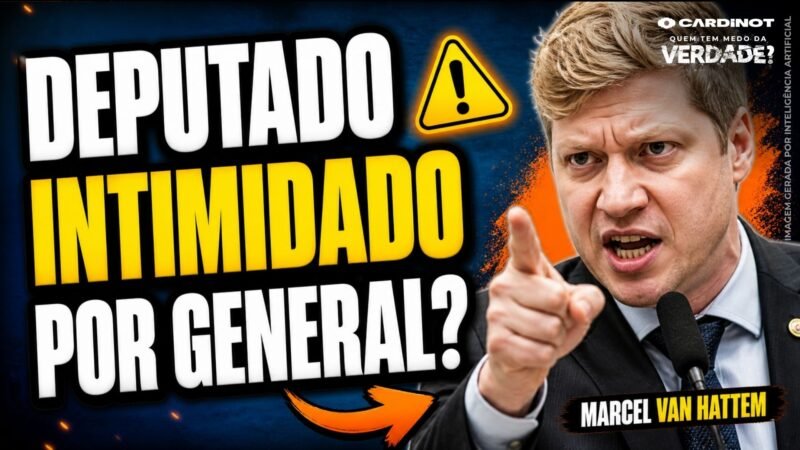 MARCEL VAN HATTEM é INTIMIDADO por GENERAL dentro do CONGRESSO! VEJA AS IMAGENS AGORA