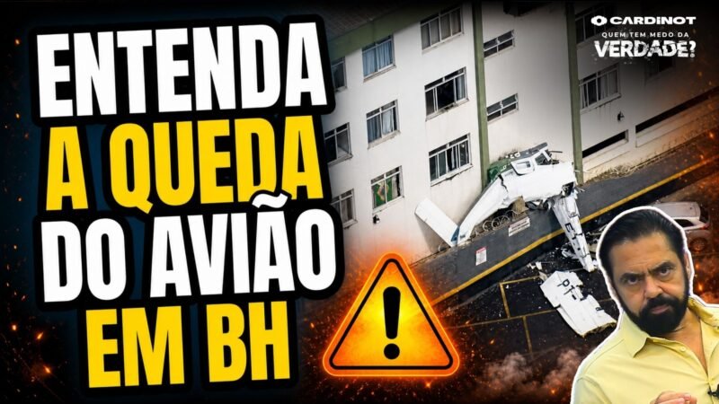 O único vídeo que você precisa para entender a queda do avião em BH