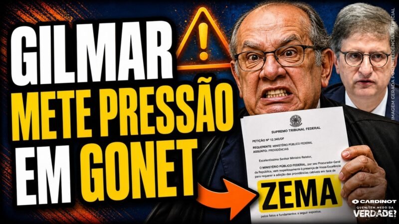 GILMAR MENDES Pressiona GONET para INCLUIR ZEMA no INQUÉRITO das FAKE NEWS! DESCUBRA AGORA