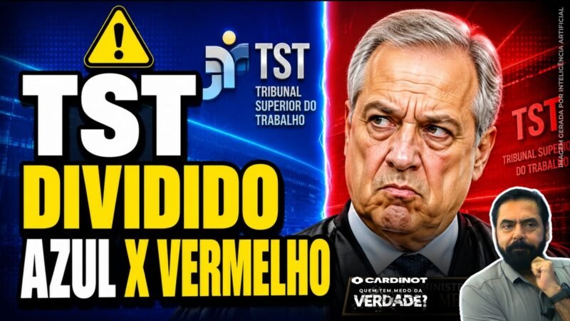 TST e POLÍTICA: Ministro DIVIDE Juízes em AZUIS e VERMELHOS! ENTENDA AGORA