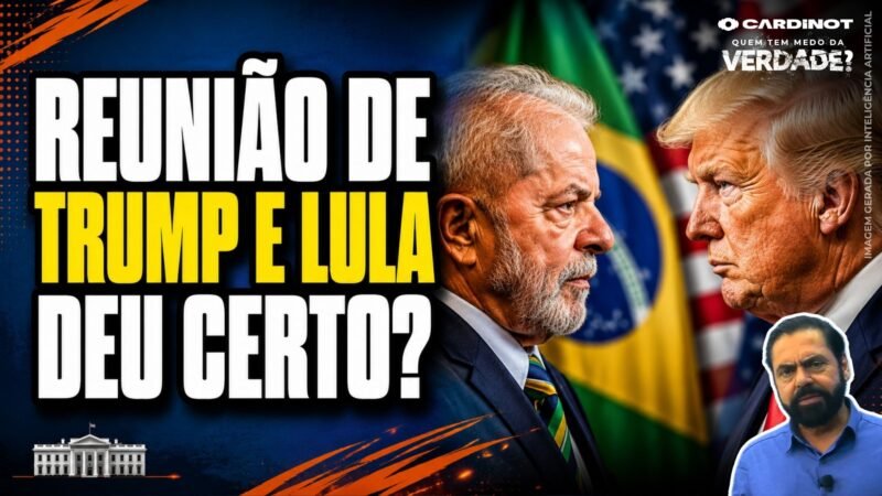 DONALD TRUMP e LULA se REÚNEM na CASA BRANCA por 3 HORAS! VEJA O QUE ACONTECEU
