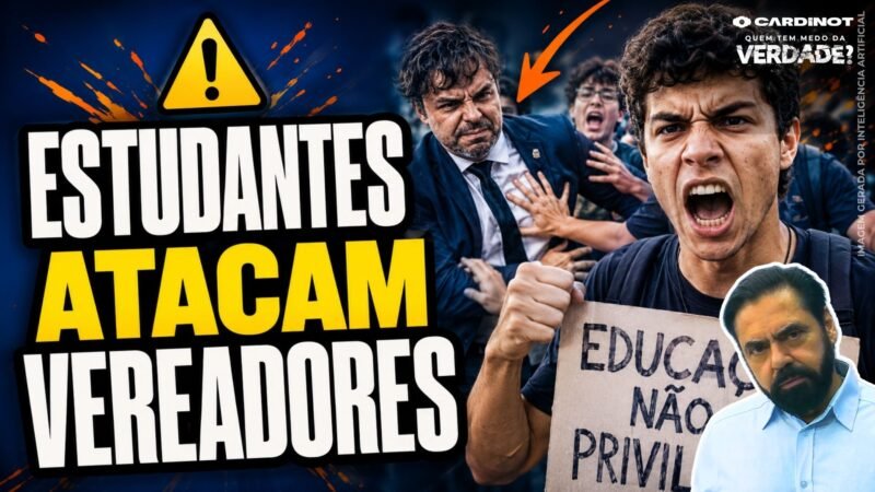 ESTUDANTES em CONFRONTO com VEREADORES em SÃO PAULO! VEJA AGORA