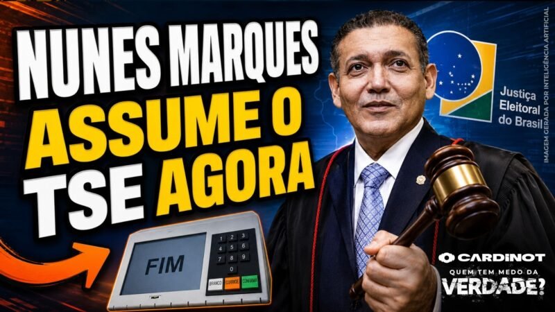 NUNES MARQUES é o novo PRESIDENTE do TSE às vésperas das eleições de 2026! NÃO PERCA