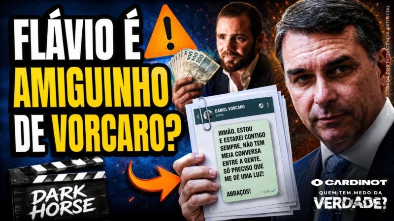 FLÁVIO BOLSONARO e DANIEL VORCARO: o ÁUDIO que EXPÕE a NEGOCIAÇÃO SECRETA do DARK HORSE! VEJA AGORA