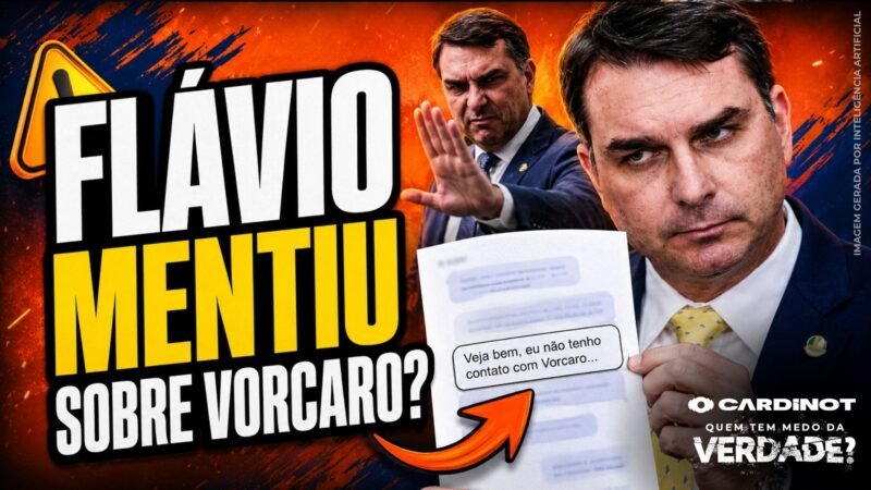 Será que FLÁVIO BOLSONARO MENTIU sobre VORCARO e o BANCO MASTER? DESCUBRA AGORA