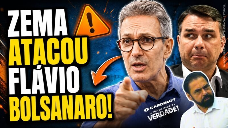 ZEMA chama FLÁVIO BOLSONARO de ‘TAPA NA CARA’ após ESCÂNDALO com VORCARO!