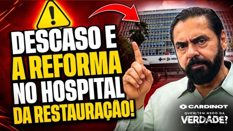 HOSPITAL DA RESTAURAÇÃO: Como o maior hospital público de Pernambuco funciona com o teto caindo