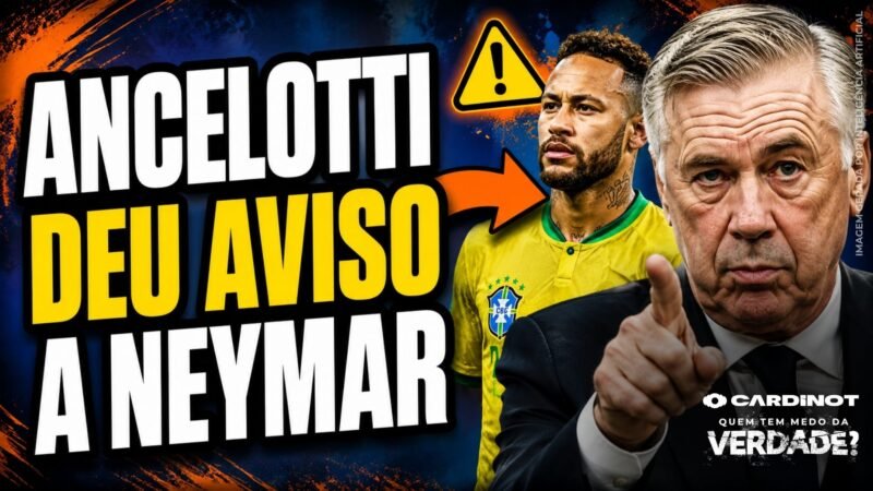 NEYMAR recebe REGRAS de Ancelotti e CONFIRMA vaga na COPA! NÃO PERCA ISSO