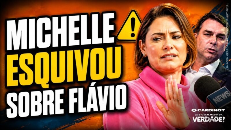 Michelle Bolsonaro Recusa Falar Sobre Flávio e o Banco Master