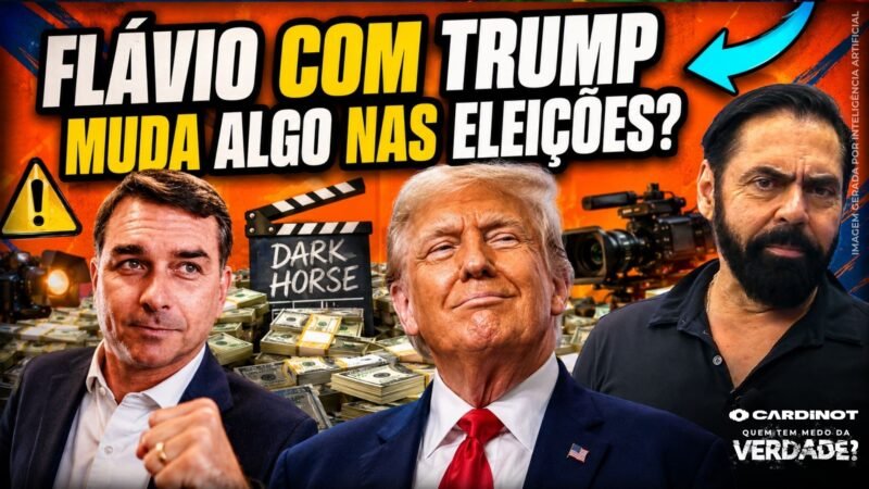 FLÁVIO BOLSONARO na CASA BRANCA muda o JOGO das ELEIÇÕES? VEJA ANTES QUE SEJA TARDE